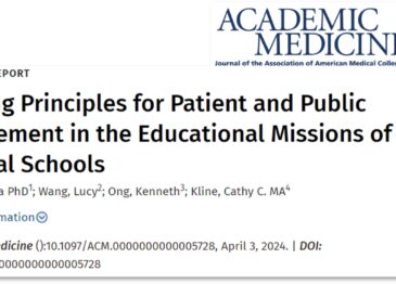 New Publication: Guiding Principles for Patient and Public Engagement